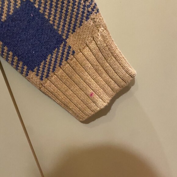 Bayberry Cardigan Sweater in Buffalo Check - Picture 5 of 5